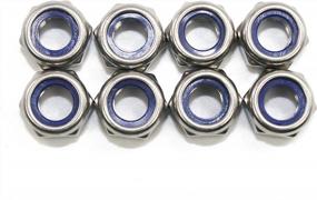 img 3 attached to 100-Pack Fullerkreg Stainless Steel 10-32 Nylon Insert Hex Lock Nuts - Durable & Secure Fasteners