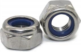 img 4 attached to 100-Pack Fullerkreg Stainless Steel 10-32 Nylon Insert Hex Lock Nuts - Durable & Secure Fasteners