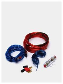 img 4 attached to Amplifier and Subwoofer Leads / Car Audio Kit / RCA Triple Shield Cable / Subwoofer Leads / 4.5 meters / Car Audio