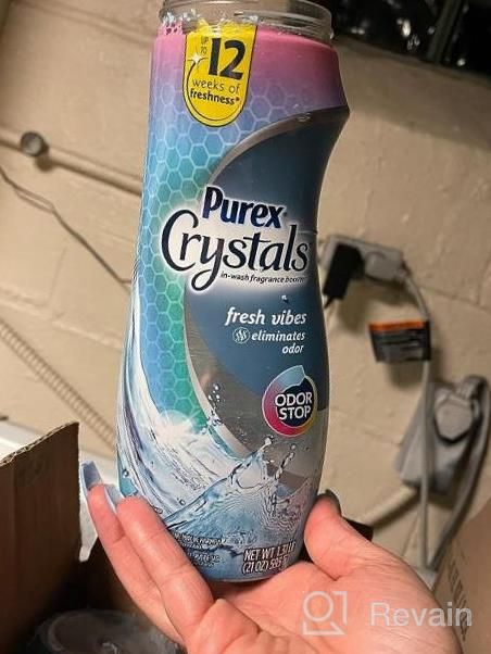 img 1 attached to Enhance Your Laundry Experience With Purex Crystals In-Wash Fragrance Booster In Fresh Vibes - 4 Pack 21Oz review by Leo Govindan