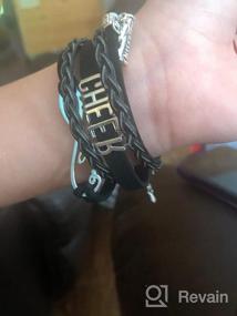 img 5 attached to Cheer Bracelet Cheerleading - Perfect Cheer Charm Bracelet for Cheerleaders of All Ages!