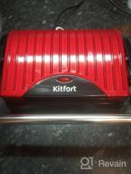 img 1 attached to Sandwich maker Kitfort KT-1609 Panini Maker, red review by Danuta Kowalczyk ᠌