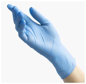 img 2 attached to Examination gloves Benovy Nitrile MultiColor textured on the fingers, 50 pairs, size: S, color: blue, 1 pack.