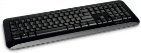 img 3 attached to 💻 Microsoft Wireless Keyboard 850 Special Edition - Black: Combo with Mouse, USB Transceiver, and Ambidextrous Design