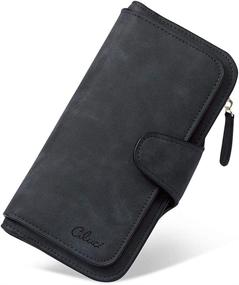 img 4 attached to Wallet Leather Designer Bifold Organizer Women's Handbags & Wallets - Wallets