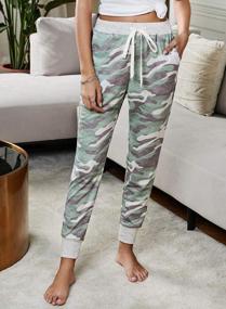 img 1 attached to Stay Stylish And Comfy With TIKSAWON Women'S Fashion Printed Jogger Pants