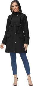 img 1 attached to JASAMBAC Womens Jacket Waterproof Windbreaker Women's Clothing ~ Coats, Jackets & Vests