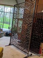 img 1 attached to Veradek Star Decorative Outdoor Divider Set With Stand, Corten Steel review by Angie Johnson