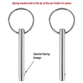 img 2 attached to Release Diameter Effective Stainless Hardware Fasteners ~ Pins