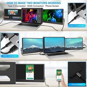 img 2 attached to Taotuo P2 Portable Monitor Extender Screens 12.3", 60Hz, HDMI