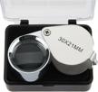 30x folding eye loupe for jewelers - perfect magnification for watchmakers! logo
