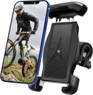 🚲 sturdy and durable bike phone holder/mount for 4.7"-6.8" cellphone: ideal for motorcycles, bicycles, street bikes, dirt bikes, and scooters логотип