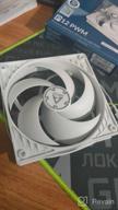 img 1 attached to 🌀 ARCTIC P12 PWM PST - 120mm Case Fan with PST, Pressure-optimized, Quiet Motor, Computer, Fan Speed: 200-1800 RPM - White/White review by Akmal Ibrahim Alex ᠌