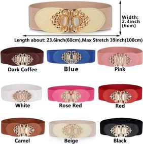 img 1 attached to Hello My Life Apparel Elastic Women's Accessories - Belts