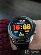 img 1 attached to Samsung Galaxy Watch 3 Stainless Steel (41mm) - SpO2 Oxygen, Sleep, GPS Sports + Fitness Smartwatch with 🕰️ IP68 Water Resistance - Includes Fast Charge Cube Bundle and is an International Model (Silver) - No S Pay SM-R850. review by Hotaru Kai ᠌