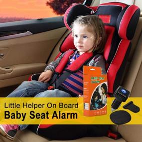 img 3 attached to EasyGuard BAS001 Baby Car Seat Alarm Reminder System: Warns With Light And Sound, Prompts For Baby In Car, Power Off Or Unbuckle, Designed For DC12V