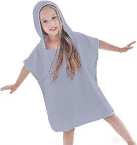 img 4 attached to BlueSnai Large Hooded Toddler Absorbent Baby Care for Bathing