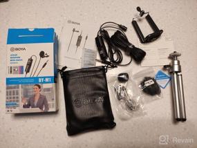 img 6 attached to BOYA M1 Lavalier Microphone: Enhance Audio Quality for Smartphones, DSLR Cameras, Camcorders, PC & More