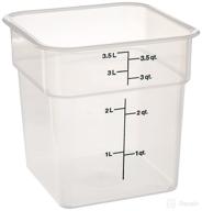 ➡️ cambro 4 quart translucent camsquare storage container логотип