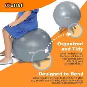 img 1 attached to 20"/50CM WALIKI Chair Ball For Kids - Alternative Classroom Seating Balance Ball