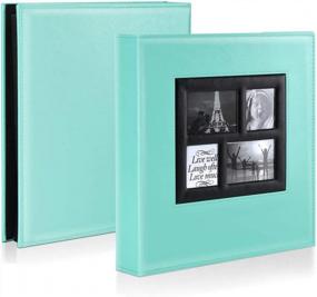 img 3 attached to Preserve Your Memories With Ywlake Photo Album - 600 Pockets For 4X6 Photos In Teal