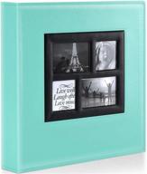 preserve your memories with ywlake photo album - 600 pockets for 4x6 photos in teal logo