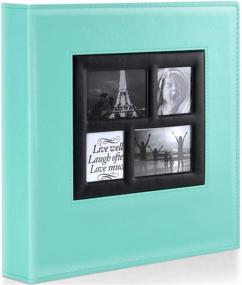 img 4 attached to Preserve Your Memories With Ywlake Photo Album - 600 Pockets For 4X6 Photos In Teal