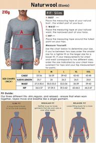 img 3 attached to 100% Merino Wool Men'S Base Layer Long Sleeve Thermal Tee By Eizniz Naturwool - Ideal Underwear Shirt For Keeping Warm