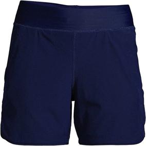 img 1 attached to 🩳 Lands End Women's Comfort Shorts: The Perfect Addition to Your Swimsuits & Cover Ups Collection