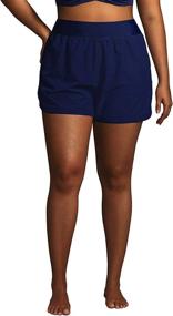 img 4 attached to 🩳 Lands End Women's Comfort Shorts: The Perfect Addition to Your Swimsuits & Cover Ups Collection