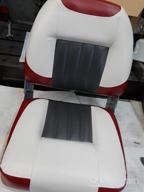 img 1 attached to XGEAR Deluxe Low/High Back Boat Seat, Fold-Down Fishing Boat Seat review by Leonard Babers