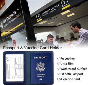 img 2 attached to Портативные аксессуары для защиты от прививок для паспорта