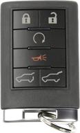 🔑 gm 6 button keyless entry remote key fob - genuine parts 22756466 logo