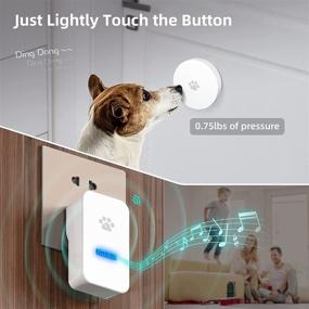 img 2 attached to Self-Powered Dog Bell for Door - Uahpet Dog Doorbell for Potty Training Smart Puppy - Go Outside Bell for Dogs - Communication Button Call Bell for Older People and Kids