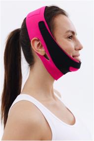 img 3 attached to Bandage, lifting mask for facelift, contour and oval correction, double chin removal