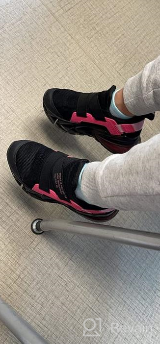 img 1 attached to 👟 Athletic Girls' Shoes: Breathable, Comfortable, Non-slip Running Footwear review by Alicia Neal