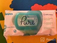 img 1 attached to Pampers Aqua Pure Wipes: Four-Pack for Gentle and Effective Baby Care review by Aneta Poss ᠌