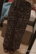 img 1 attached to Leopard Print High Waisted Palazzo Pants For Women - Wide Leg Long Trousers With Belt And Convenient Pockets By SySea review by Bradly Illu