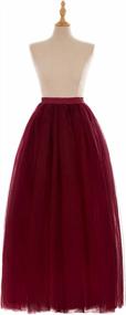 img 2 attached to Babyonline Long Petticoat For Women Full Length Tutu Slip Crinoline Underskirt For Wedding Prom Formal Dress