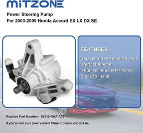 img 1 attached to MITZONE Steering Compatible 56110 RAA A04 56110 RAA A01