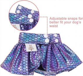 img 1 attached to Adorable Small Dog Bikini: CuteBone Puppy Bathing Suit For Girls - DB07S