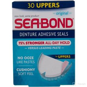 img 3 attached to 🦷 Original Oral Care SEA BOND Denture Adhesive Uppers: Optimized for Denture Care