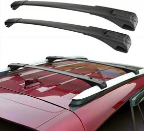 img 4 attached to Перекладины для багажника на крышу в оригинальном стиле для Toyota RAV4 2013-2018 - ALAVENTE Замена багажных направляющих