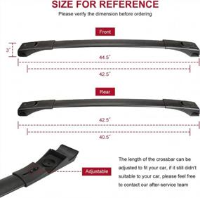 img 3 attached to OE Style Roof Rack Crossbars For Toyota RAV4 2013-2018 - ALAVENTE Replacement Luggage Rails