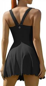 img 3 attached to ATTRACO Women Tennis Dress With Shorts: Athletic Dresses For Workout & Golf Skirts With Pockets