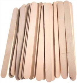 img 2 attached to 🍦 Pack of 1000 Count Eco Craft Stix 4-1/2" Wooden Craft Grade Ice Cream Sticks - High-Quality Sustainable Crafting Supplies