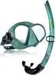 tilos spawn camo mask and snorkel set for spearfishing, free diving, scuba diving, and snorkeling logo