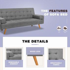img 2 attached to Transform Your Living Space With Flamaker'S Convertible Futon Sofa Bed