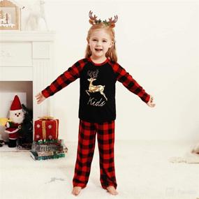 img 1 attached to Camidy Matching Christmas Reindeer Sleepwear Apparel & Accessories Baby Boys via Clothing