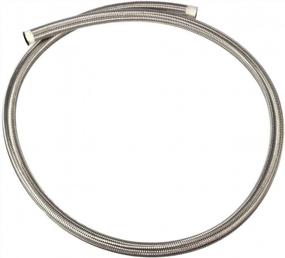 img 4 attached to 5-Foot, 10AN AN10 (5/8 Inch) Universal Braided Stainless Steel Hose For Oil, Fuel, And Gas Lines